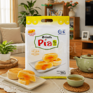 Bánh kim sa đậu xanh Tân Huê Viên 480g - Top bán chạy nhất dòng kim sa bởi vị truyền thống của bánh.