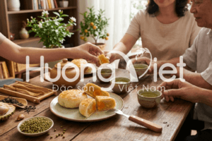Một mẹo nhỏ là cắt bánh thành 4 phần hoặc những miếng vừa ăn.